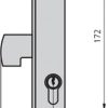 Cerradura embutir acero inox 1990v 20/6