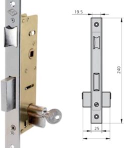 Cerradura embutir acero inox 1995 32/6