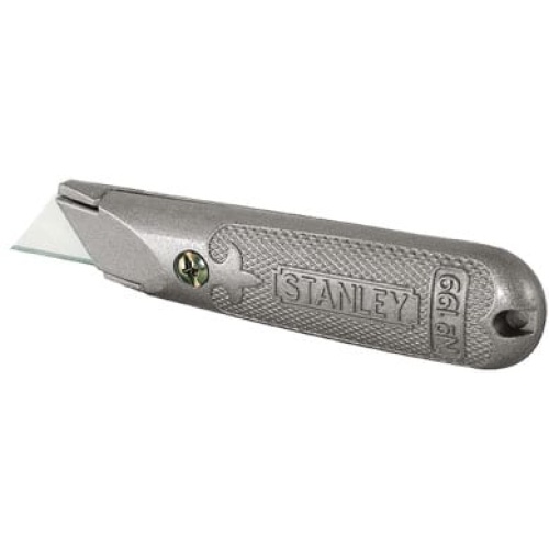 Cuchillo hoja fina metálico  