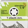 Blister 10 puntas destornillador 1/4" t 40x25