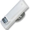 Recogedor embutir plástico pequeño blanco