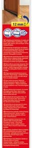 Barra pvc suelo 1mx37mm marrón