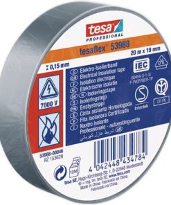 CINTA AISLANTE 53988-20MX19MM GRIS