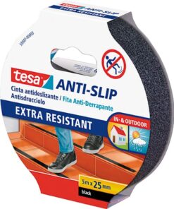 Cinta antideslizante 55587 5mx25mm negro