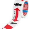 CINTA DIST.SOCIAL 58263-50MX50MM ROJ/BCO