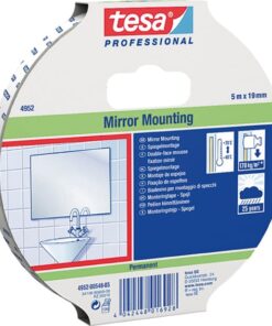 Cinta doble cara espejos 5 m x 19 mm (blanco)