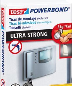 Cinta doble cara ultrastrong tiras 6x2cm 9piezas