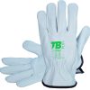 GUANTE FLOR VACUNO 160IBSZ T-07 GRIS