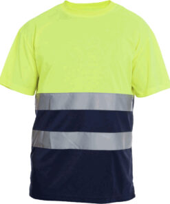 CAMISETA M/C HILL HV YELLOW/NAVY T-L