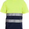 CAMISETA M/C HILL HV YELLOW/NAVY T-XXL