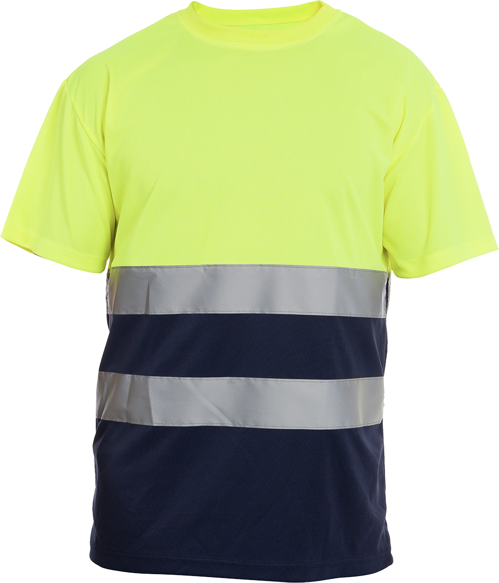 CAMISETA M/C HILL HV YELLOW/NAVY T-XXL