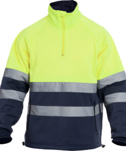 SUDADERA CHILL HV YELLOW/NAVY T-XXL
