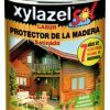 Lasur satinado 750 ml castaño