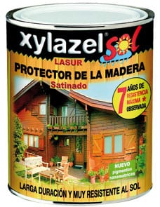 Lasur satinado 750 ml castaño