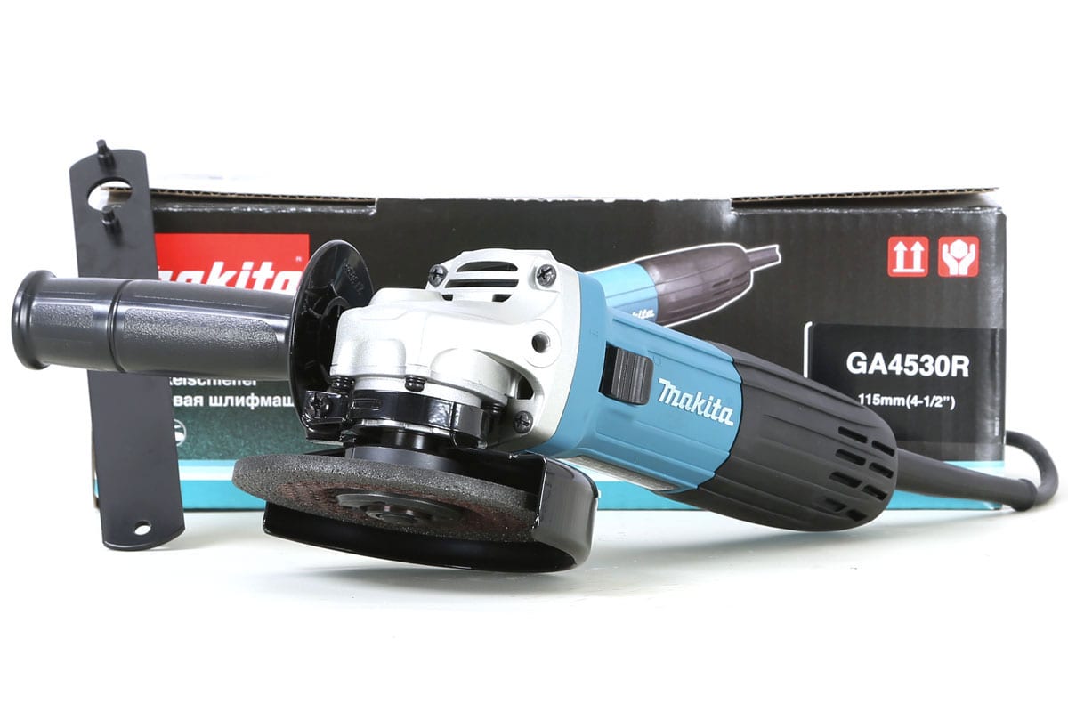 Makita mini amoladora ga4530r sar 720w 115mm - Imagen 3