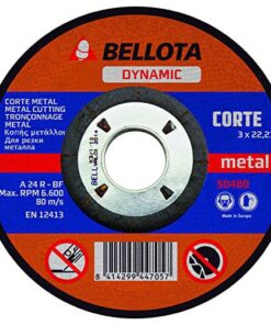 Disco corte acero "BELLOTA" Dynamic 230x3