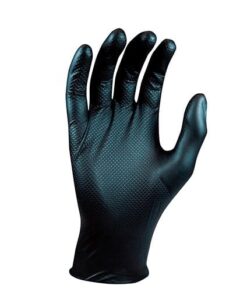 JUBA Guante desechable gripazz S Negro (caja 50 ud)