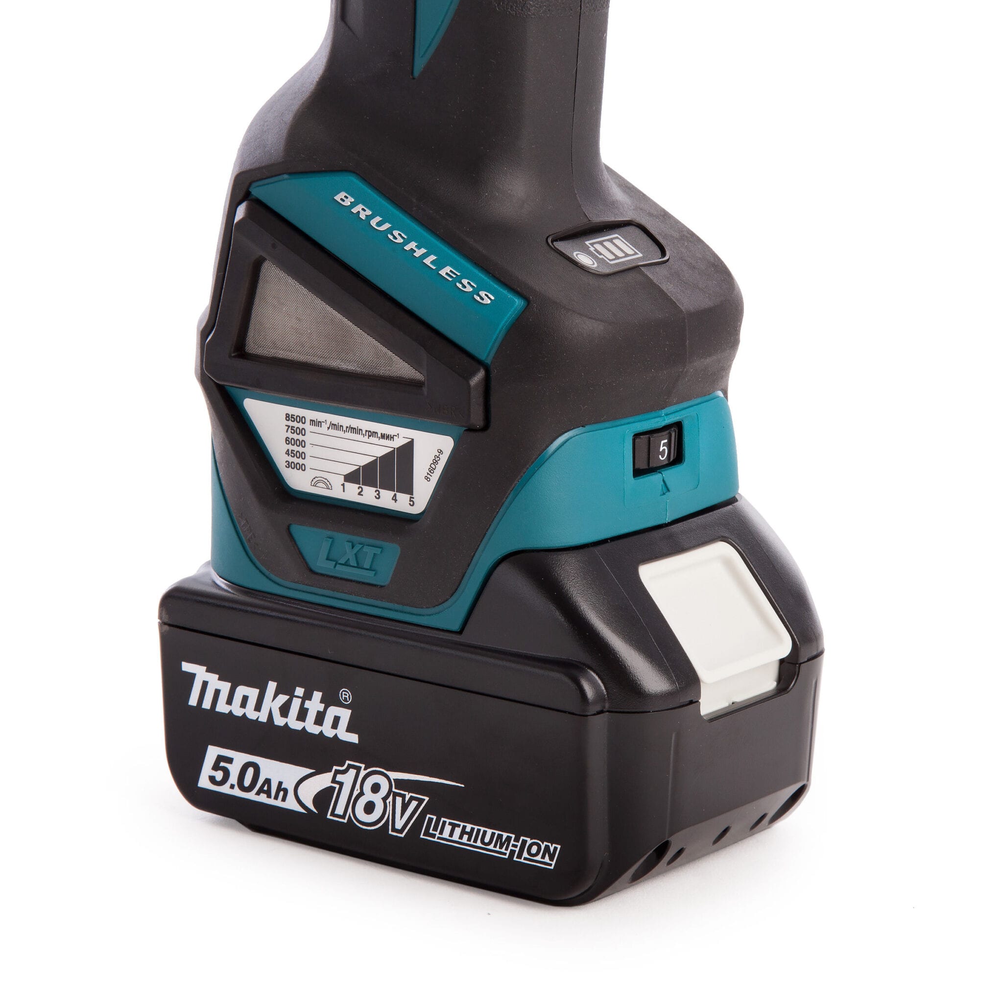 Makita amoladora mini DGA513RTJ 18V 125MM - Imagen 2