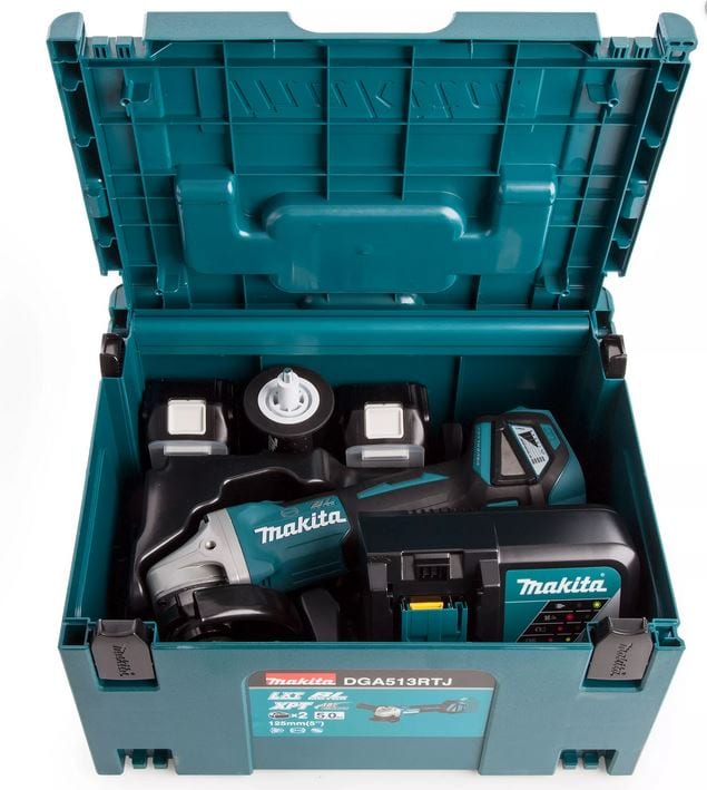 Makita amoladora mini DGA513RTJ 18V 125MM - Imagen 3