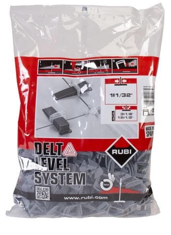 RUBI Brida 3-12mm nivelacion 1 mm delta levelling system 400uds - Imagen 2